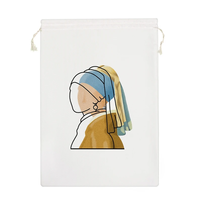 نظم دهنده خندالو مدل دختری با گوشواره های مروارید کد 1746-M