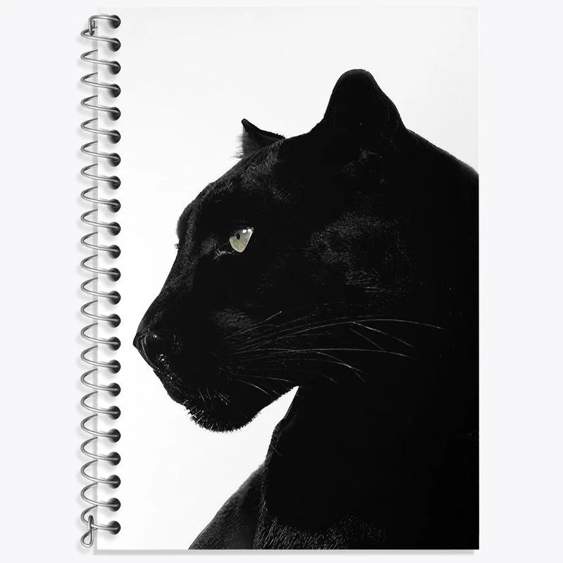 دفتر نت موسیقی 50 برگ خندالو طرح ببر سیاه کد F3876