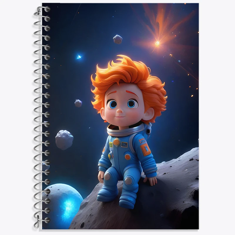 دفتر نت موسیقی 50 برگ خندالو طرح پسر فضانورد کد F11782