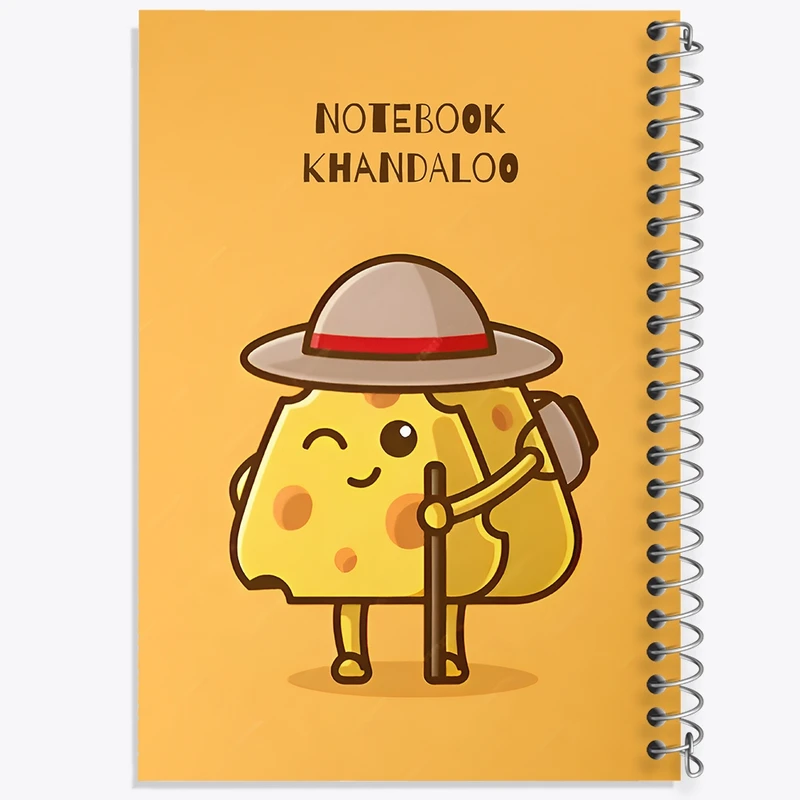 دفتر شطرنجی 50 برگ خندالو طرح پنیر جهانگرد کد N7167