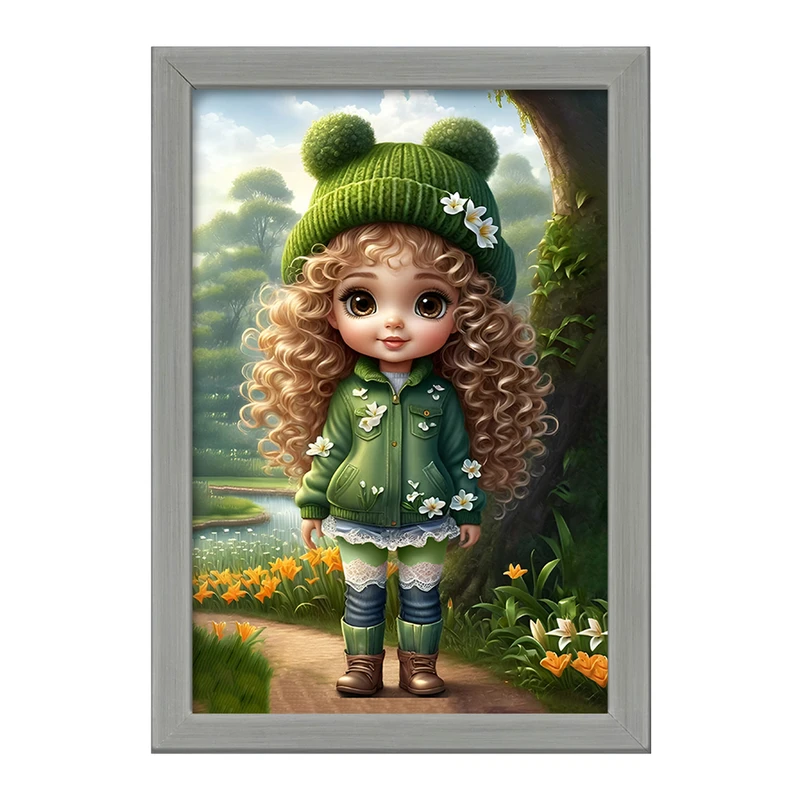 تابلو خندالو طرح دخترانه کیوت کد F6762