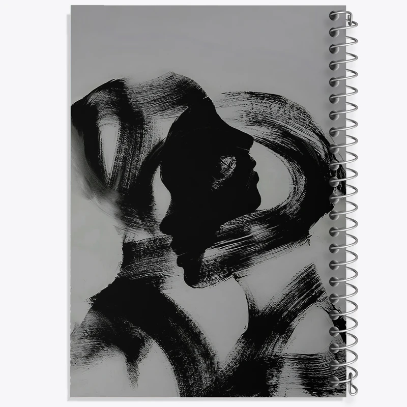 دفتر مشق 100 برگ خندالو طرح پرتره کد F3866