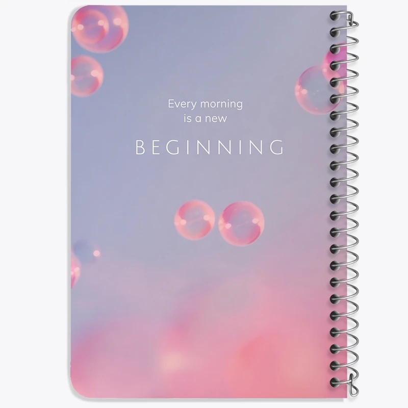 دفتر یادداشت 50 برگ خندالو طرح Every Morning Is A New Beginning کد N2322