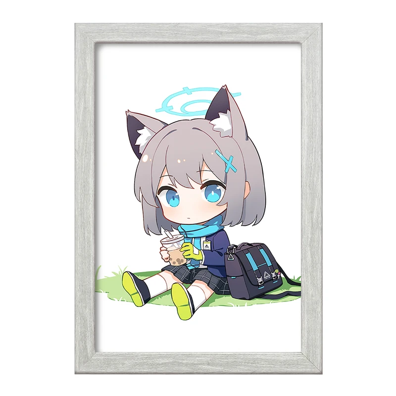 تابلو خندالو طرح بازی آرشیو آبی (Blue Archive) کد 34330