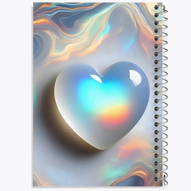 دفتر مشق 100 برگ خندالو طرح قلب کد F9913