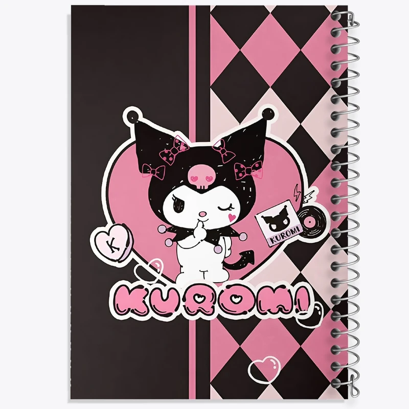 دفتر ژورنال نویسی 50 برگ خندالو مدل نقطه ای طرح کورومی و مای ملودی کد F3741