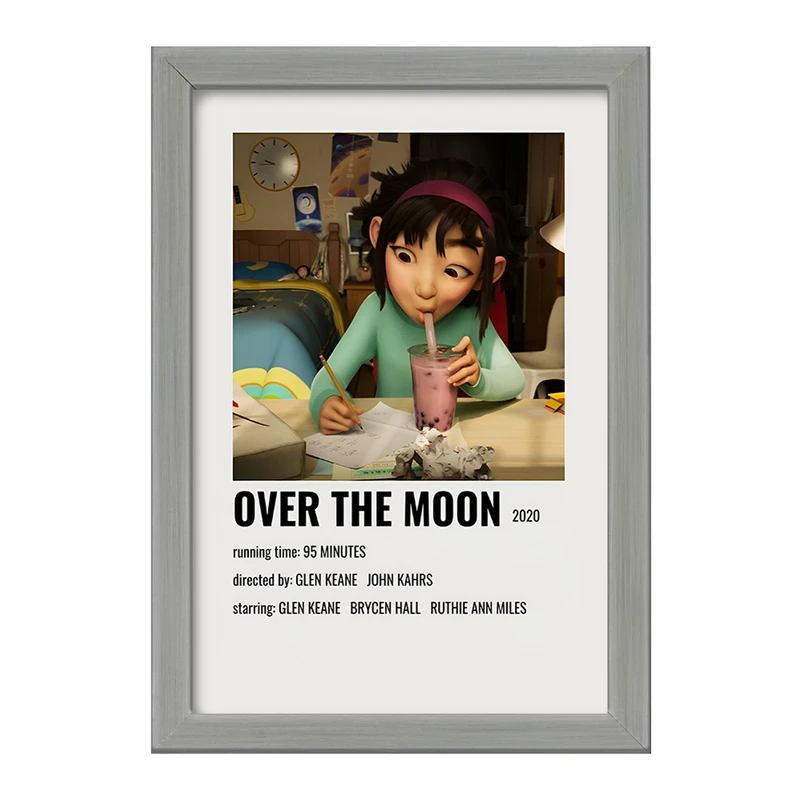 تابلو خندالو طرح روی ماه (Over the Moon) کد F13273