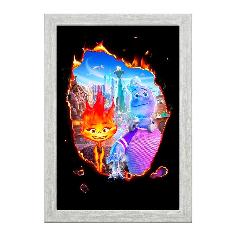 تابلو خندالو طرح بنیادین (Elemental) کد F9813