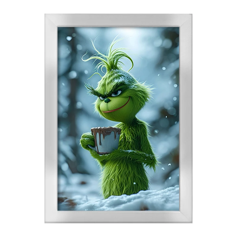 تابلو خندالو طرح گرینچ (The Grinch) کد F6245