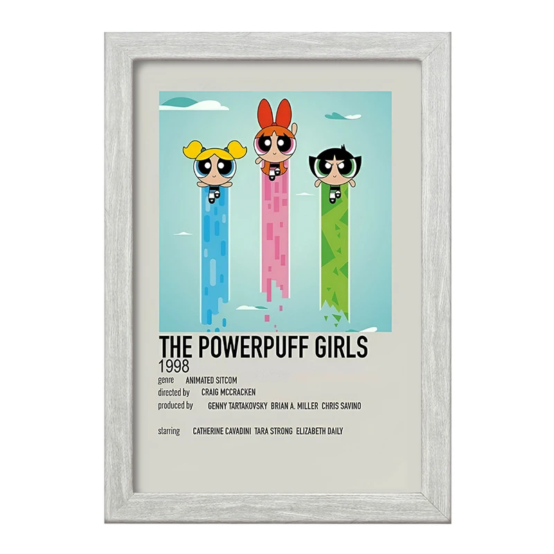 تابلو خندالو طرح پاورپاف گرلز (The Powerpuff Girls) کد F14228
