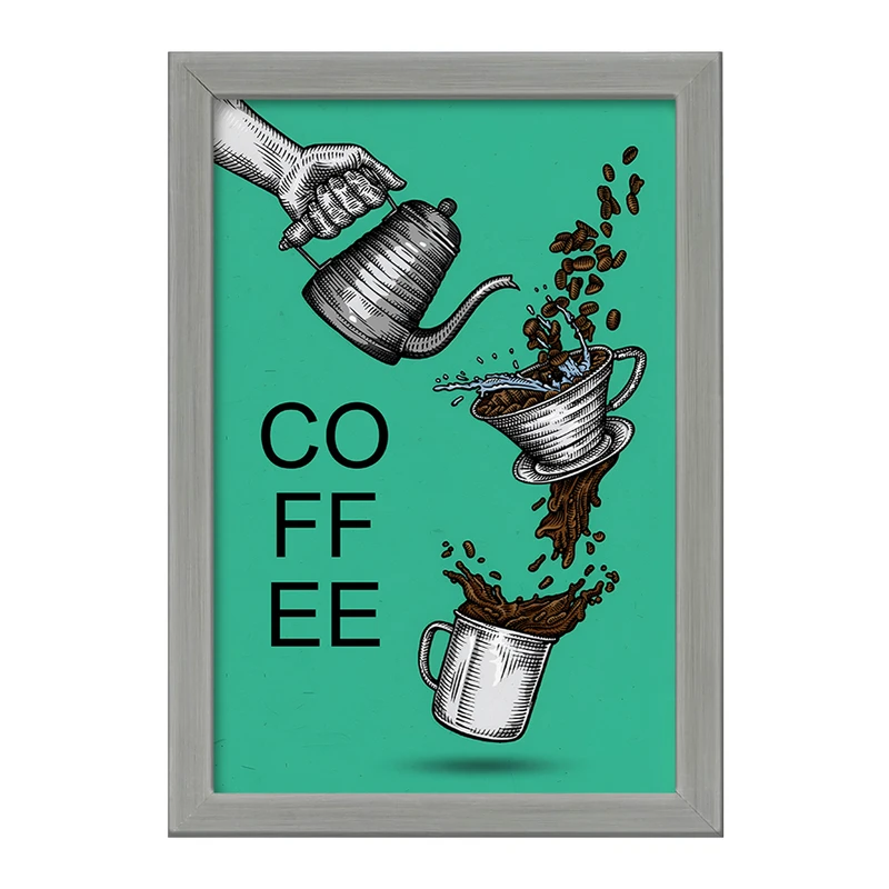 تابلو خندالو طرح قهوه (COFFEE) کد F11046