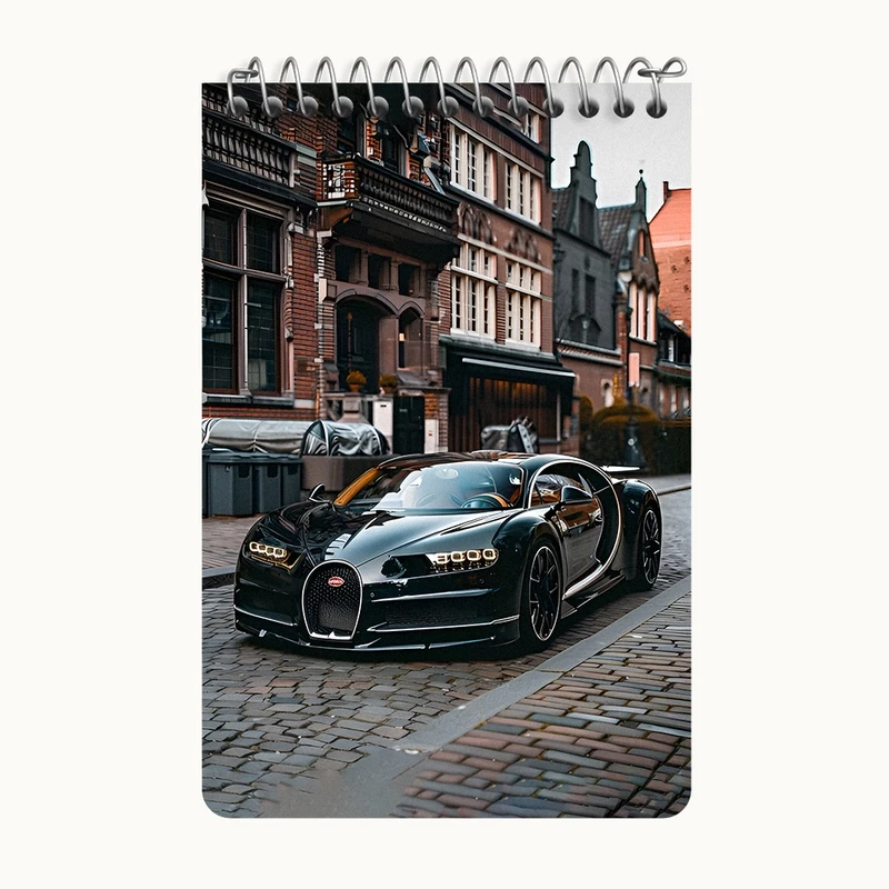 دفتر یادداشت 50 برگ خندالو طرح ماشین اسپرت کد F11564