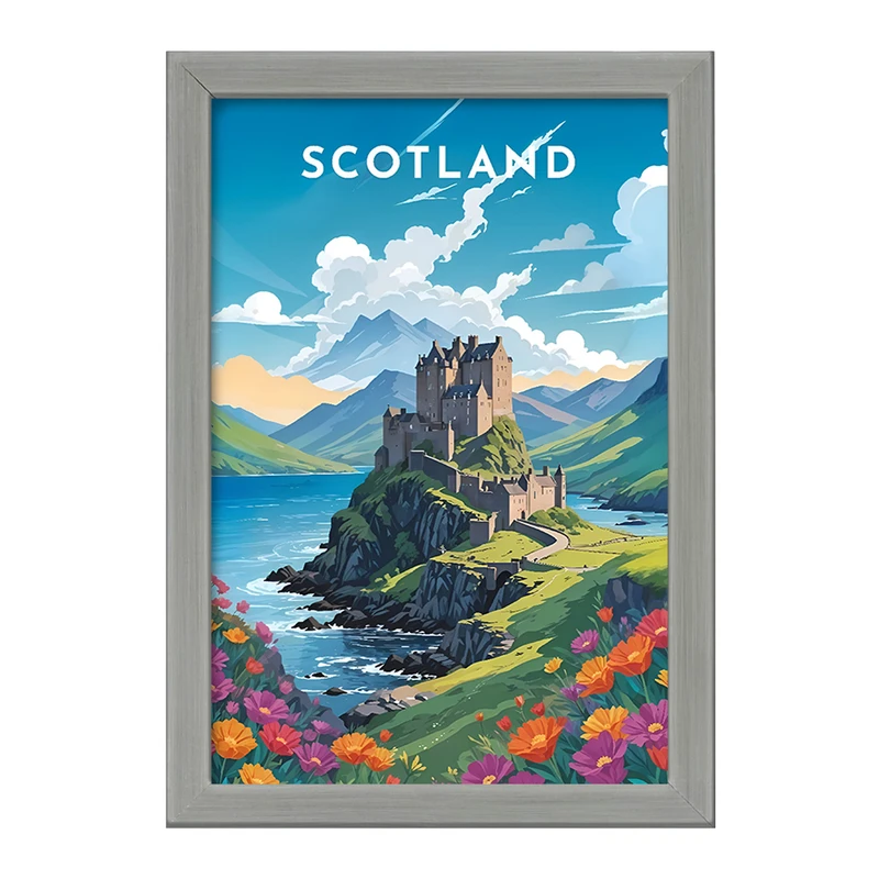 تابلو خندالو طرح اسکاتلند (Scotland) کد F6370