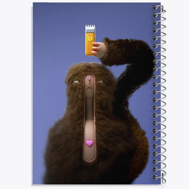 دفتر طراحی 50 برگ خندالو طرح مفهومی کد F7