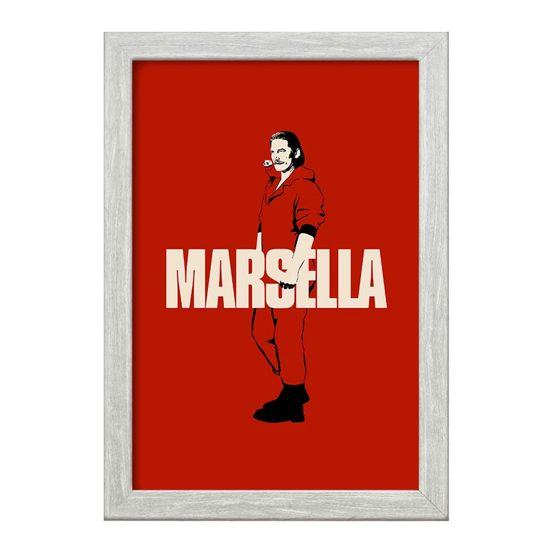 تابلو خندالو طرح مارسلا سریال خانه ی کاغذی کد F1716