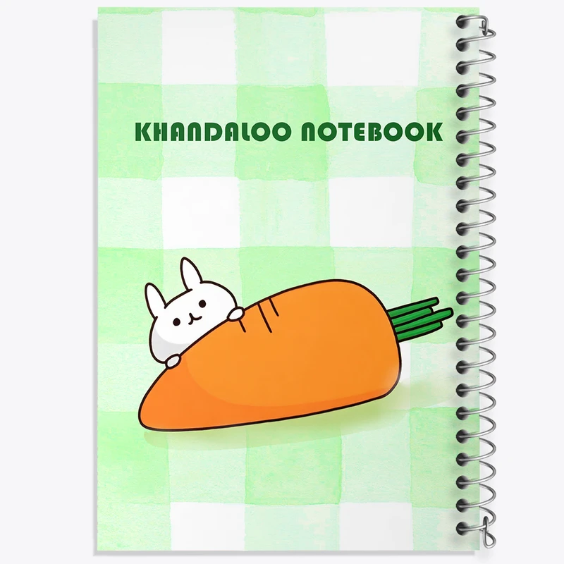 دفتر مشق 100 برگ خندالو طرح خرگوش کیوت کد N6199