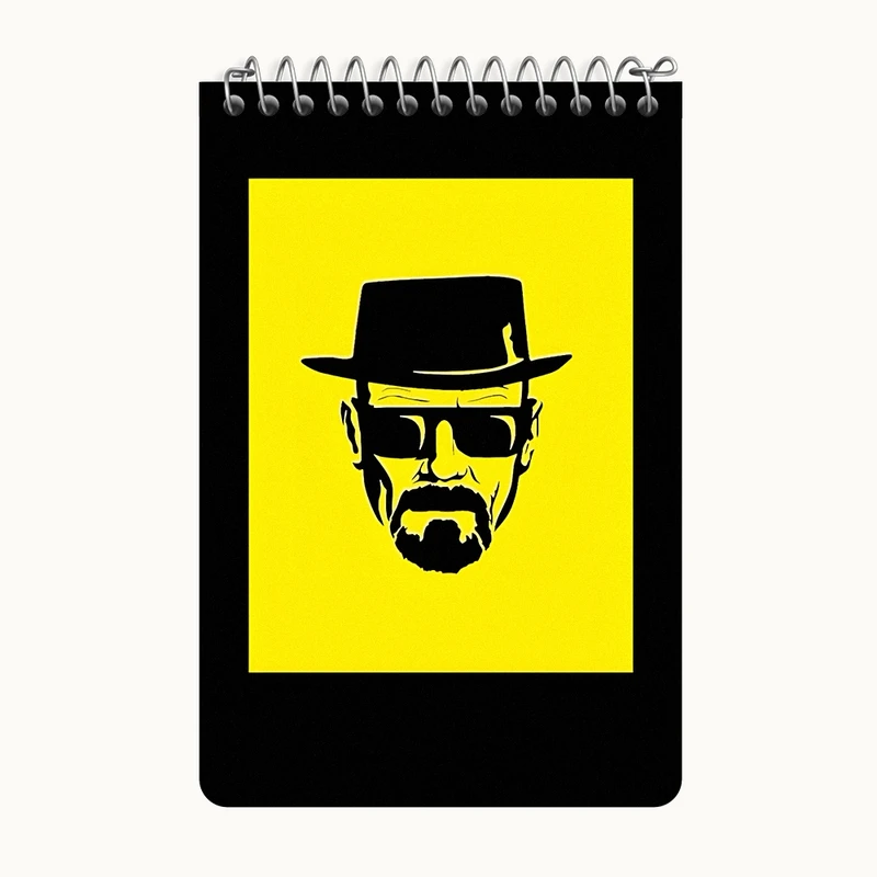 دفتر یادداشت 50 برگ خندالو طرح بریکینگ بد (Breaking Bad) کد F10187