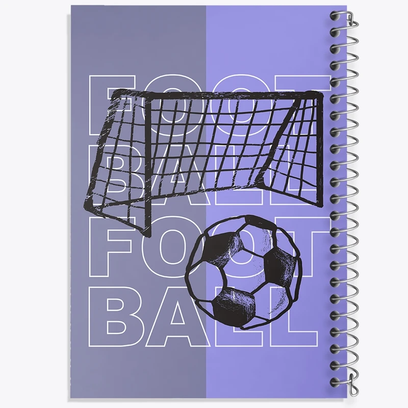 دفتر طراحی 50 برگ خندالو طرح فوتبال کد N937