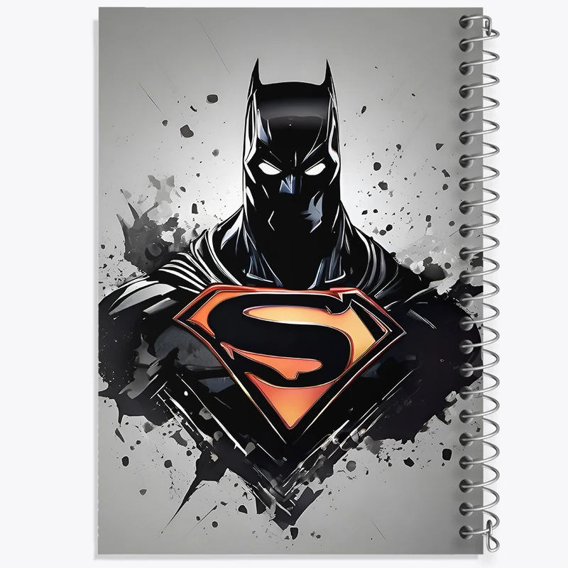 دفتر طراحی 50 برگ خندالو طرح بتمن (Batman) کد N4982