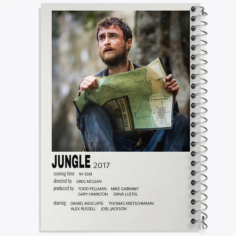 دفتر مشق 50 برگ خندالو طرح جنگل (Jungle) کد F13418