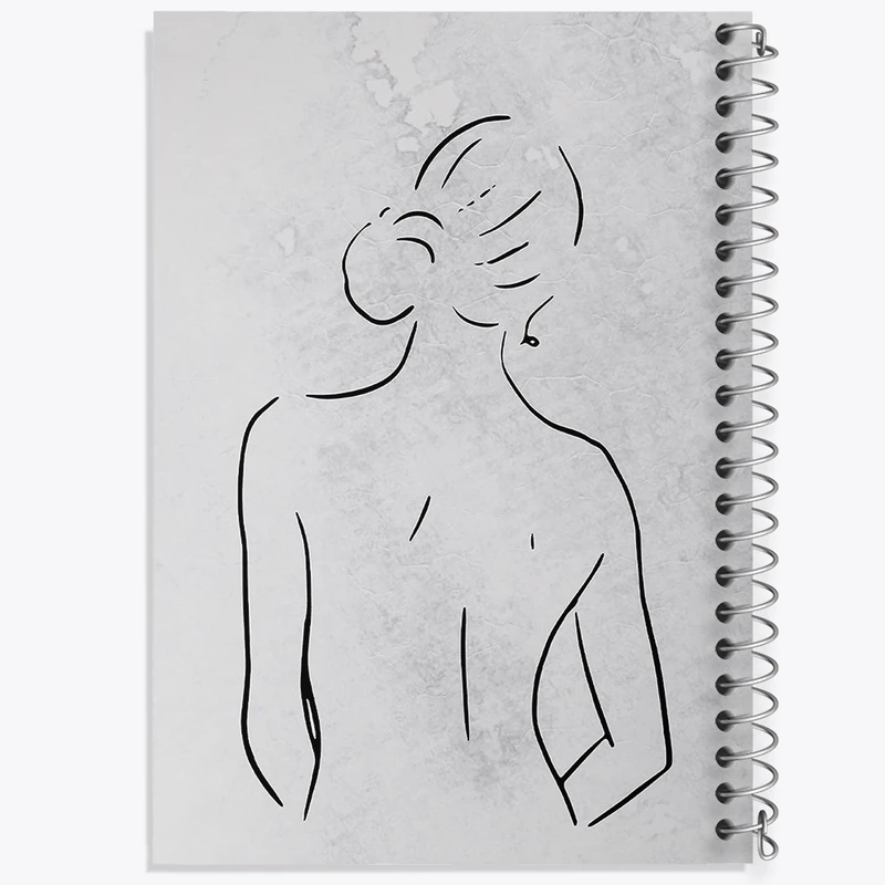 دفتر شطرنجی 50 برگ خندالو طرح دخترانه مینیمال کد F11475