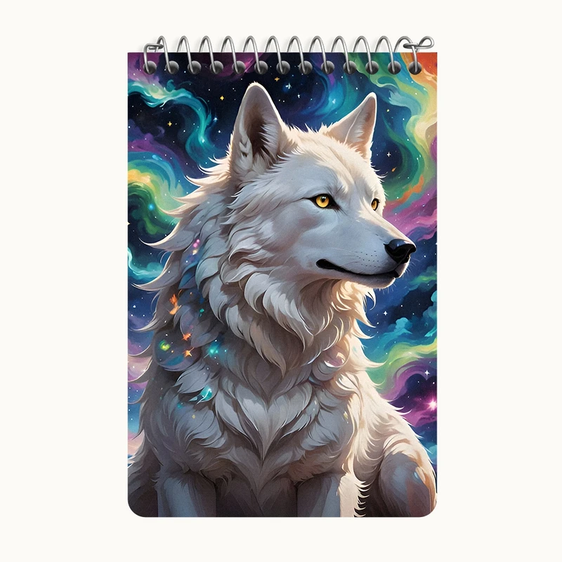 دفتر یادداشت 50 برگ خندالو طرح گرگ کد F9243