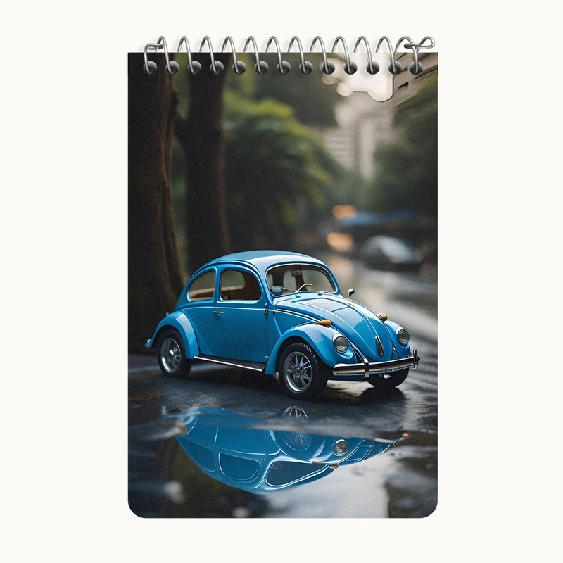 دفتر یادداشت 50 برگ خندالو طرح فولکس کد F4231