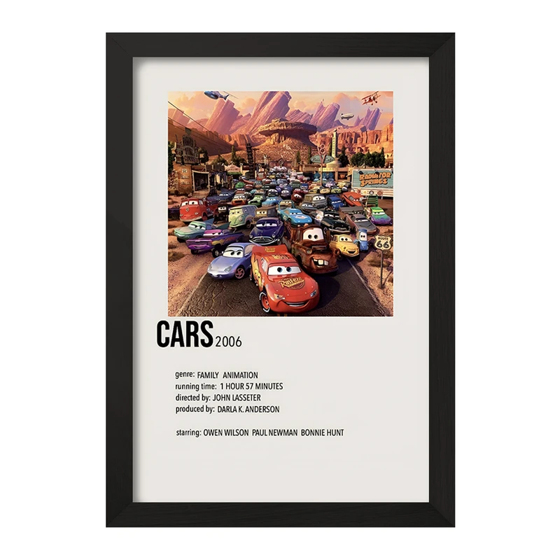 تابلو خندالو طرح ماشین ها (Cars) کد F13236