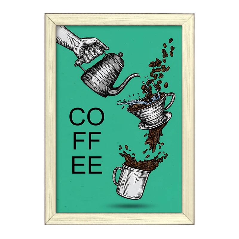 تابلو خندالو طرح قهوه (COFFEE) کد F11046