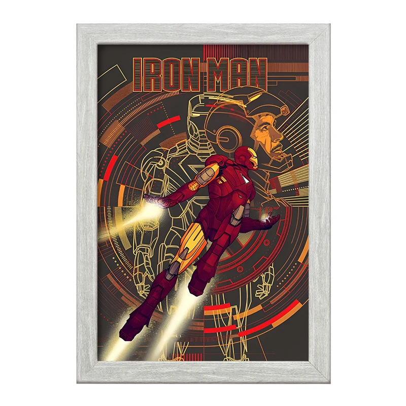تابلو خندالو طرح مرد آهنی مارول (Marvel) کد F10505