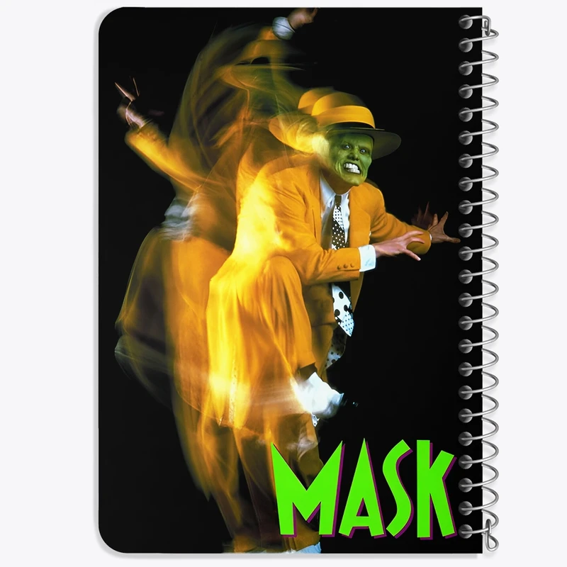 دفتر یادداشت 50 برگ خندالو طرح ماسک (The Mask) کد F13541
