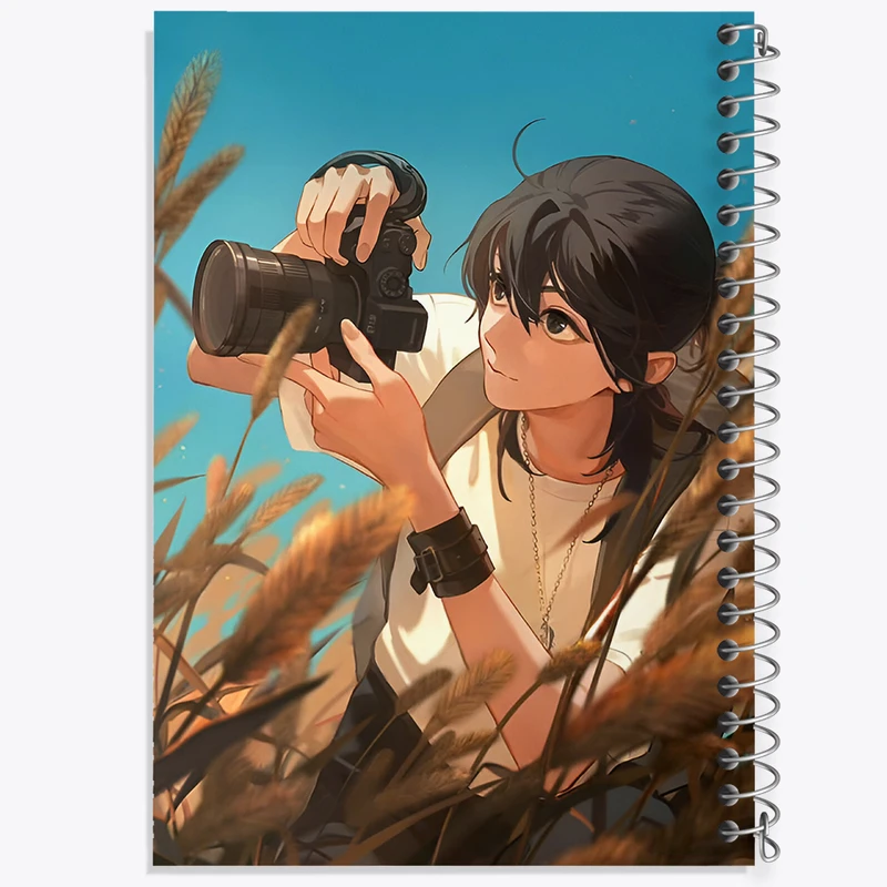 دفتر مشق 50 برگ خندالو طرح پسر عکاس کد F4188