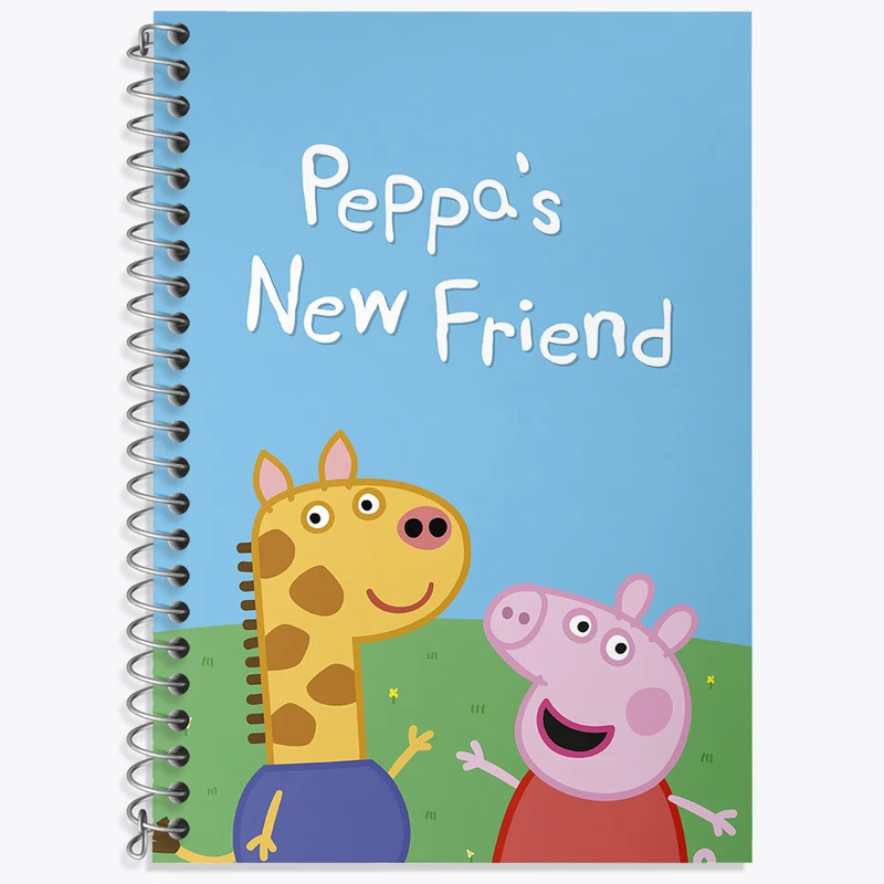 دفتر زبان 50 برگ خندالو طرح انیمیشن پپا پیگ (Peppa Pig) کد N9265