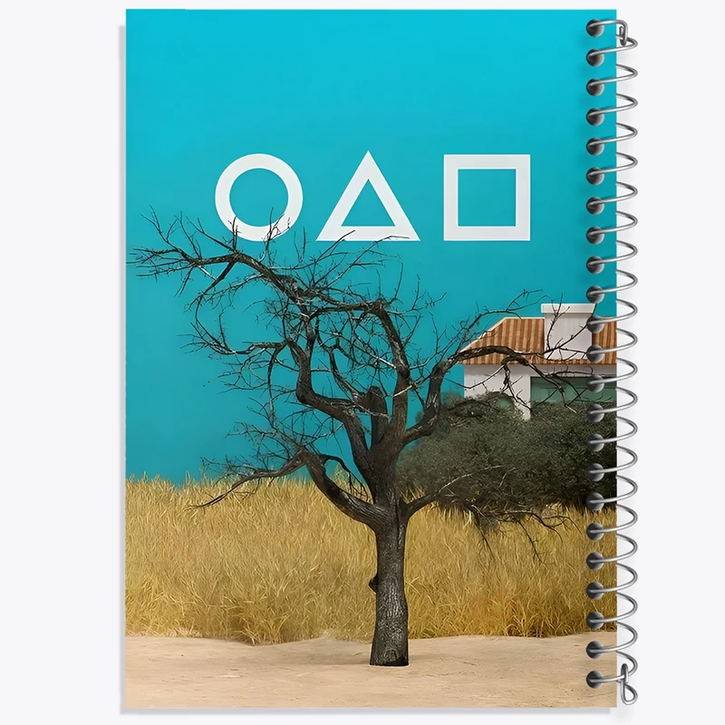 دفتر شطرنجی 50 برگ خندالو طرح بازی مرکب (Squid Game) کد F11852