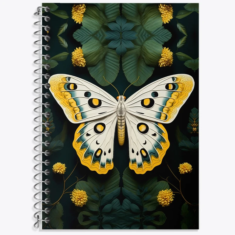 دفتر لغت 50 برگ خندالو طرح پروانه کد F14129