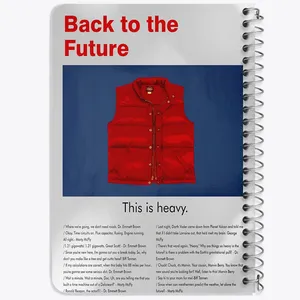 دفتر یادداشت 50 برگ خندالو طرح بازگشت به آینده (Back to the Future) کد F13835