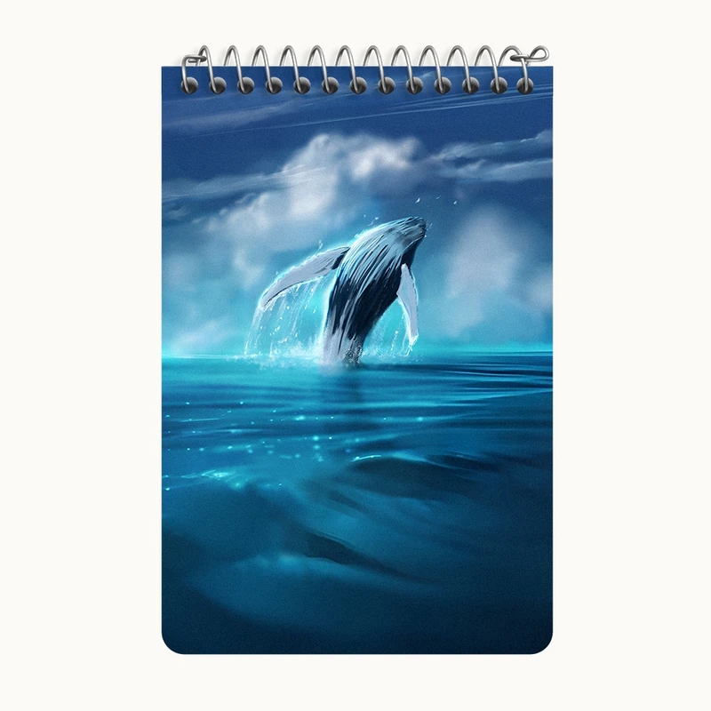 دفتر یادداشت 50 برگ خندالو طرح وال کد F9556