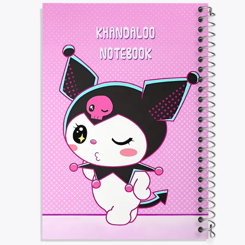 دفتر طراحی 50 برگ خندالو طرح کرومی (Kuromi) کد N8986