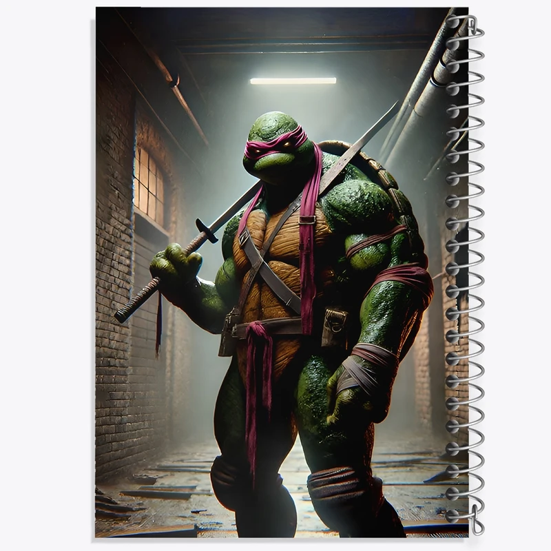 دفتر لیست خرید 50 برگ خندالو طرح لاکپشت های نینجا کد F11746