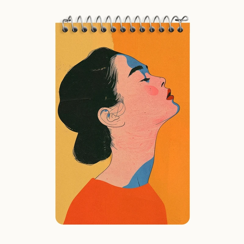 دفتر یادداشت 50 برگ خندالو طرح دخترانه کد F3105