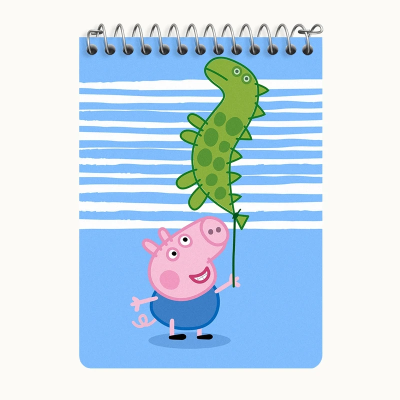 دفتر یادداشت 50 برگ خندالو طرح انیمیشن پپا پیگ (Peppa Pig) کد N9231