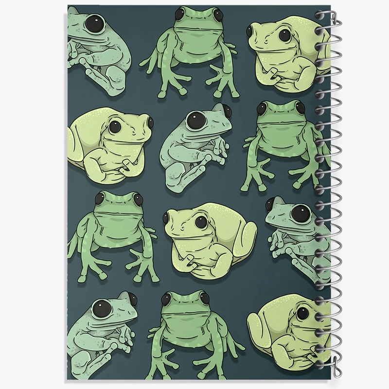 دفتر لیست خرید 50 برگ خندالو طرح قورباغه (Frog) کد N8290