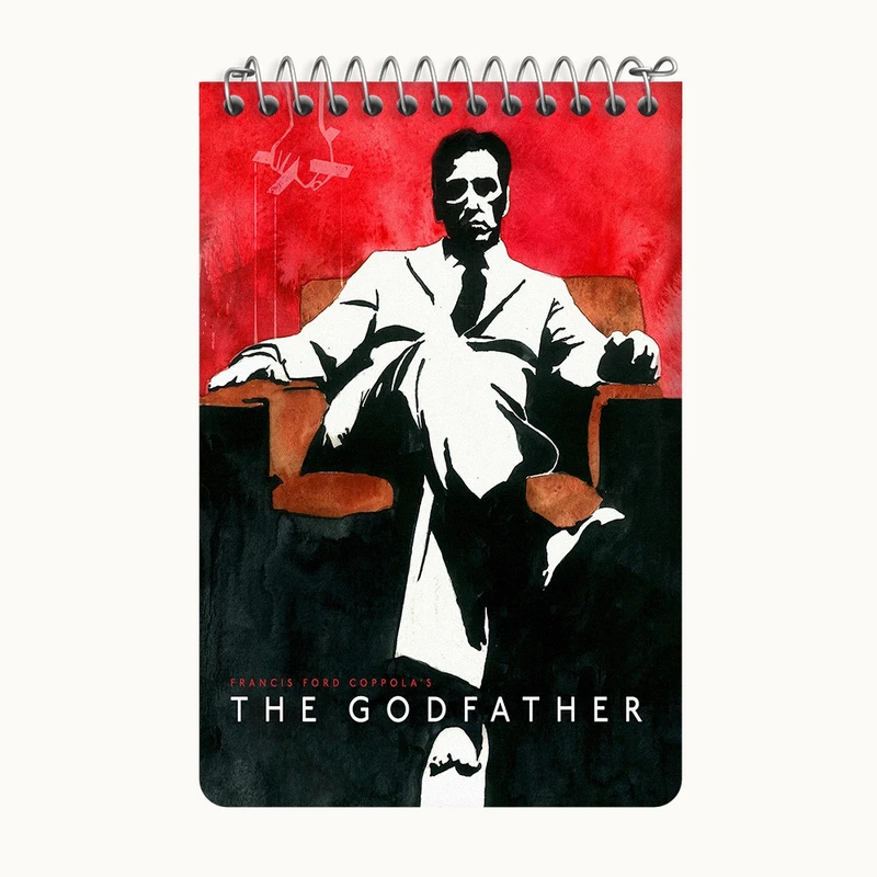دفتر یادداشت 50 برگ خندالو طرح پدر خوانده (The God Father) کد F11453