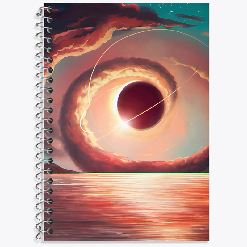 دفتر نت موسیقی 50 برگ خندالو طرح کهکشان کد F12565