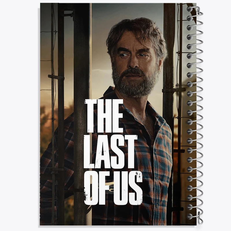 دفتر نقاشی 50 برگ خندالو طرح (The Last Of Us) آخرین بازمانده از ما کد N9338