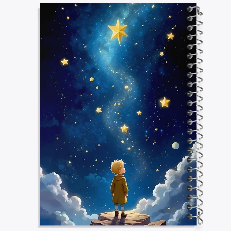 دفتر مشق 50 برگ خندالو طرح شازده کوچولو کد F11068