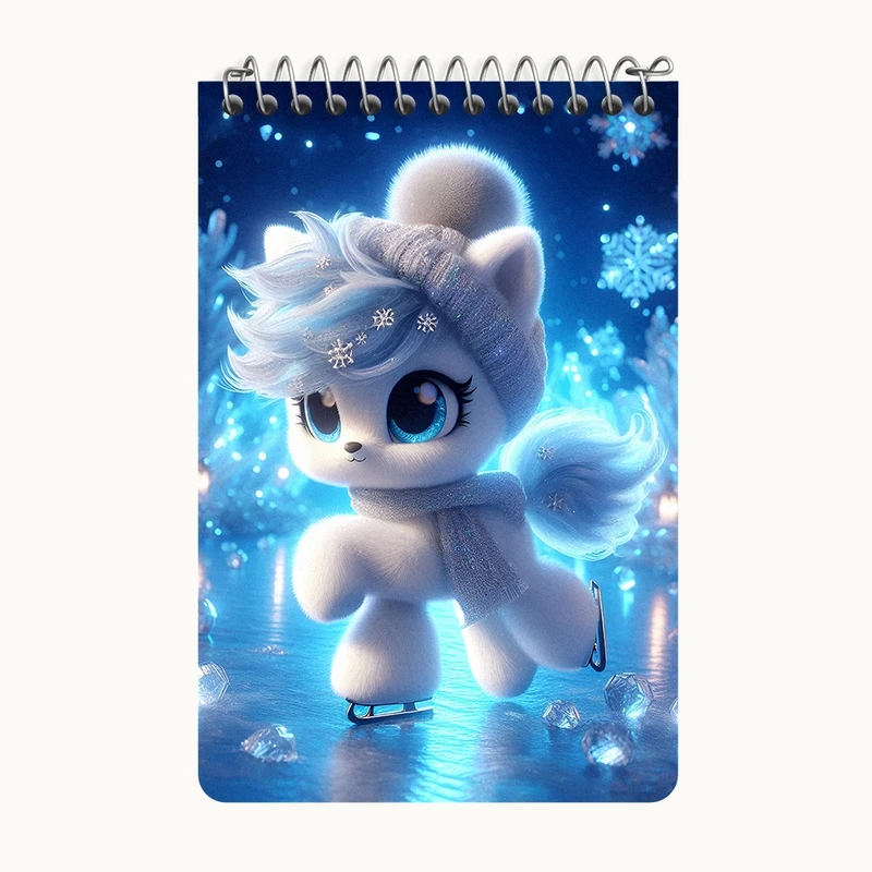 دفتر یادداشت 50 برگ خندالو طرح اسب کیوت کد F5500