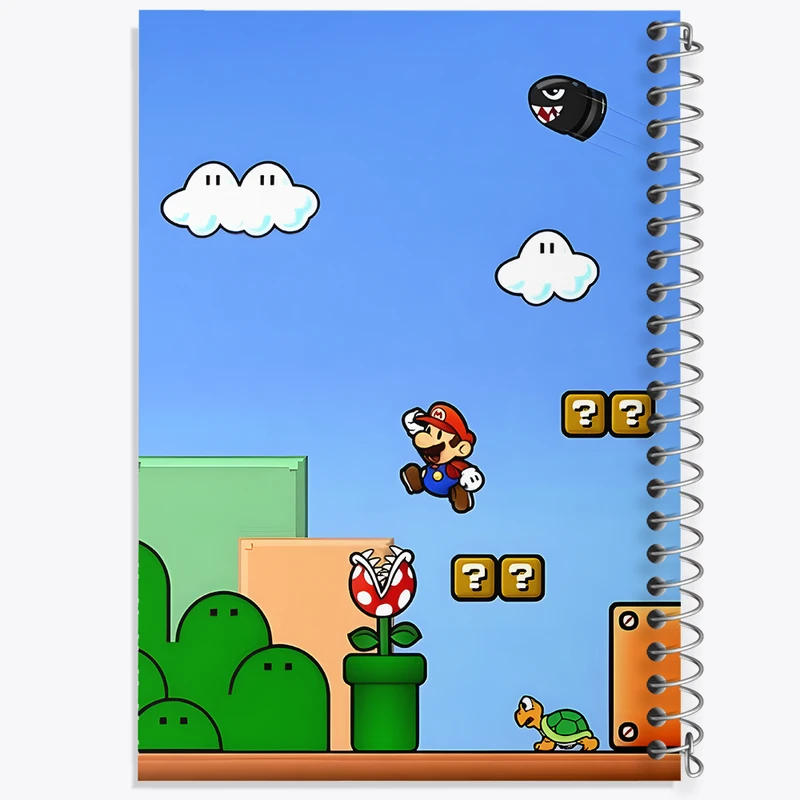 دفتر نقاشی 50 برگ خندالو طرح سوپر ماریو کد F11816