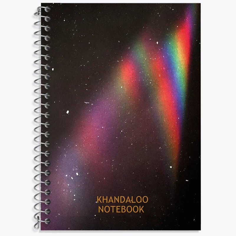 دفتر زبان 50 برگ خندالو مدل سه خط طرح مدرن کد N6421