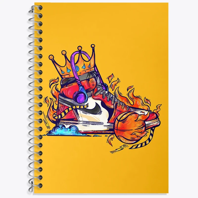 دفتر لغت 50 برگ خندالو طرح نایک (Nike) کد N9365